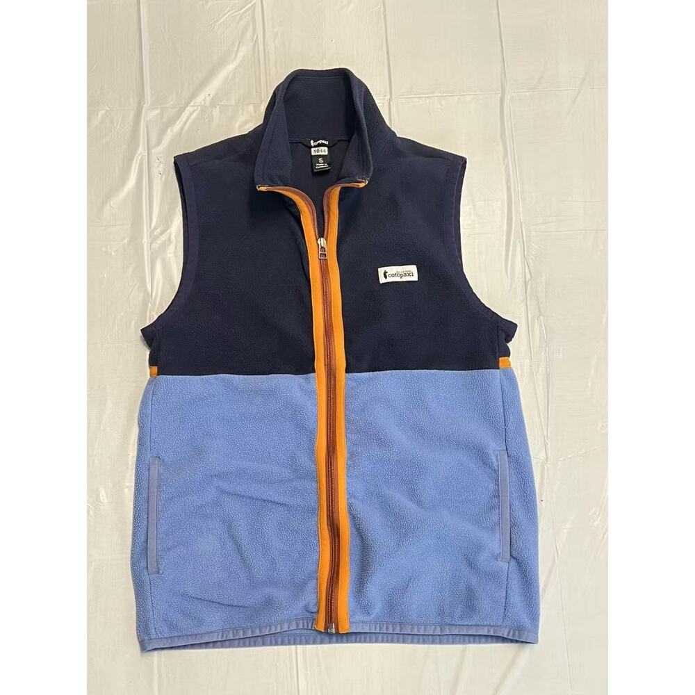 Cotopaxi Vest Small Outdoors Amado Fleece Full Zip Casual Navy Blue- Handpicked